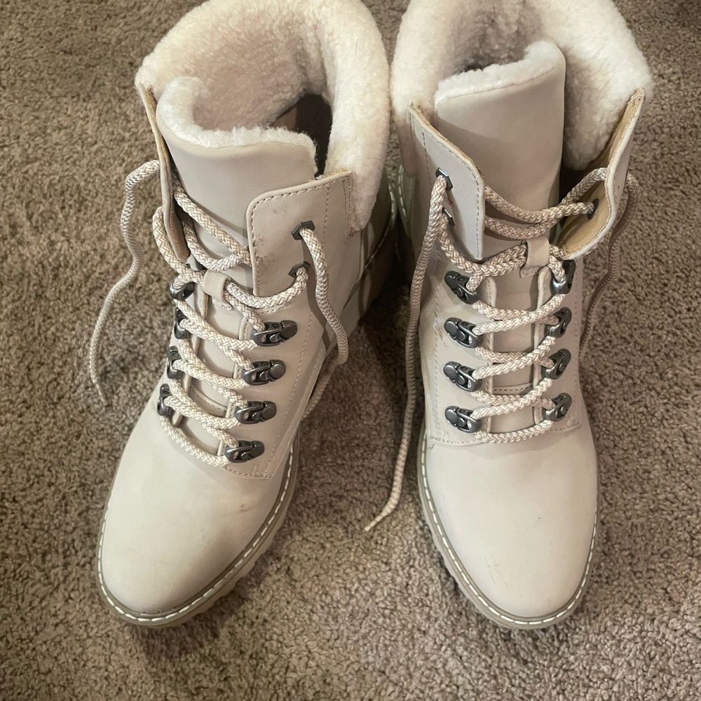 DV by Dolce Vita Off-White Winter Boots